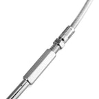 42" Stainless Steel Throttle and Idle Cable Fit for Harley Davidson 56579-02A
