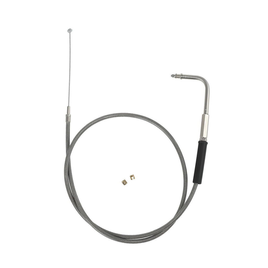 42" Stainless Steel Throttle and Idle Cable Fit for Harley Davidson 56579-02A