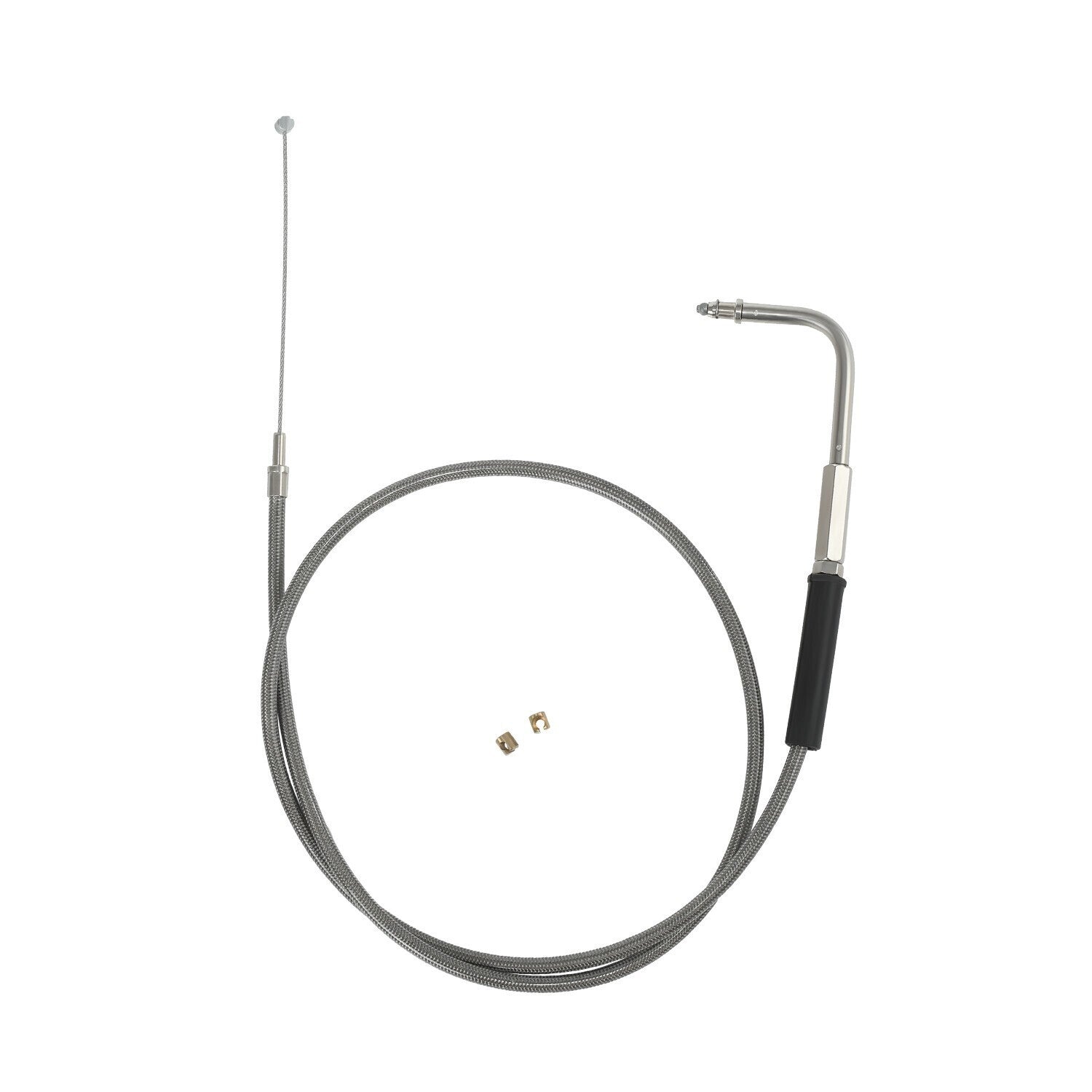 42" Stainless Steel Throttle and Idle Cable Fit for Harley Davidson 56579-02A