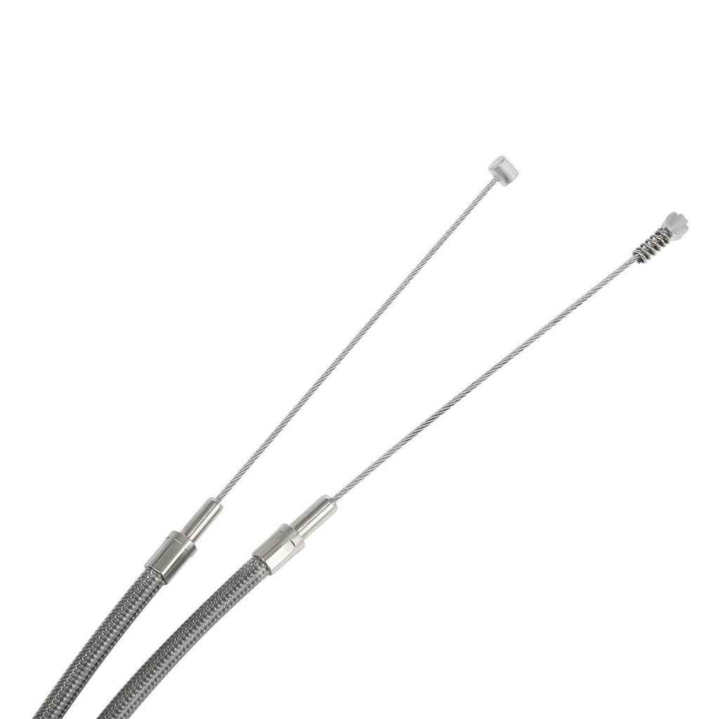 42" Stainless Steel Throttle and Idle Cable Fit for Harley Davidson 56579-02A