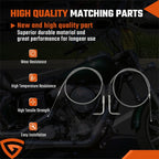 42" Stainless Steel Throttle and Idle Cable Fit for Harley Davidson 56579-02A