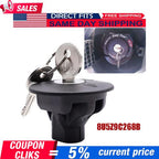 Locking Gas Fuel Tank Plug Cover Cap 8U5Z9C268B For FORD with 2 Keys Direct-Fit