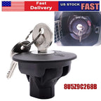 Locking Gas Fuel Tank Plug Cover Cap 8U5Z9C268B For FORD with 2 Keys Direct-Fit