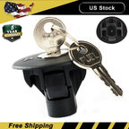 Locking Gas Fuel Tank Plug Cover Cap 8U5Z9C268B For FORD with 2 Keys Direct-Fit