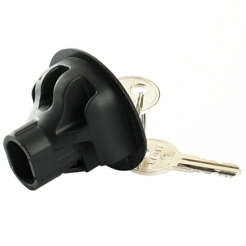 Locking Gas Fuel Tank Plug Cover Cap 8U5Z9C268B For FORD with 2 Keys Direct-Fit