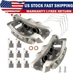 2x Front Brake Calipers for 1999-2004 Ford F-250 F-350 Super Duty Excursion