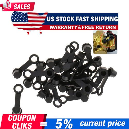 (25 Pack) Brake Bleeder Screw Caps Grease Zerk Fitting Cap Rubber Dust Cover New