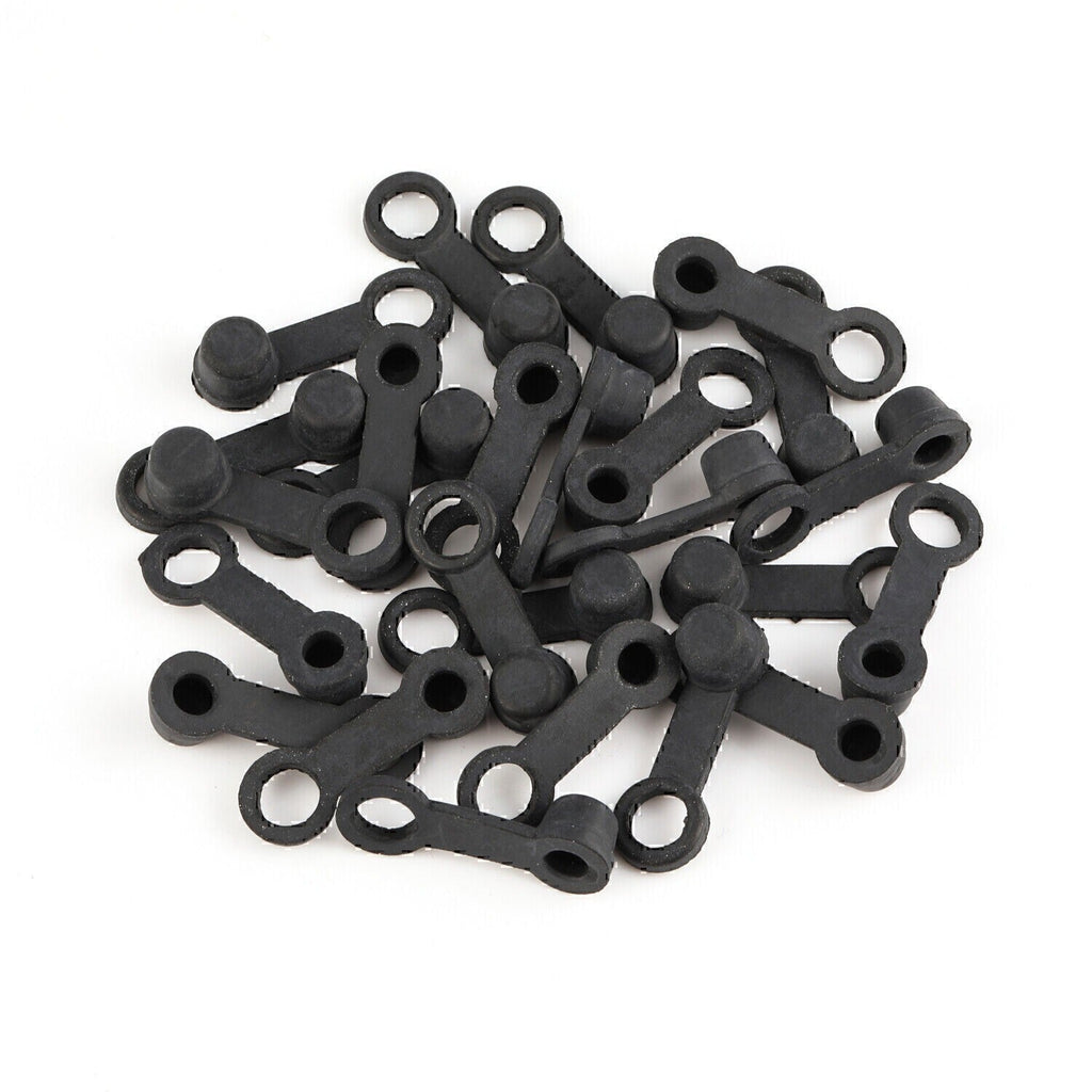 (25 Pack) Brake Bleeder Screw Caps Grease Zerk Fitting Cap Rubber Dust Cover New