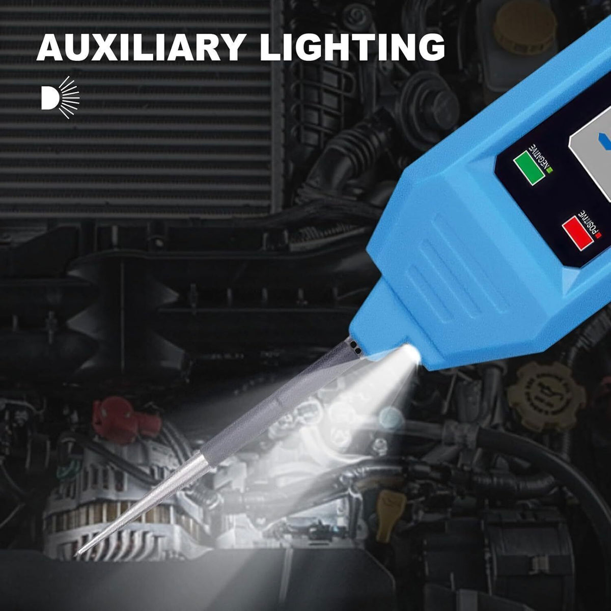 Digital Automotive Power Probe Circuit Tester with Long Test Lead