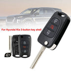 For 2011 -2013 Kia Soul Keyless Flip Remote Car Key Fob Shell Case Pad