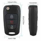 For 2011 -2013 Kia Soul Keyless Flip Remote Car Key Fob Shell Case Pad