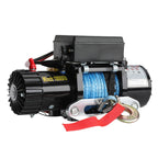 Electric Winch Truck 10,000 lb Synthetic Rope Remote Control Off-Road 4WD Kit-