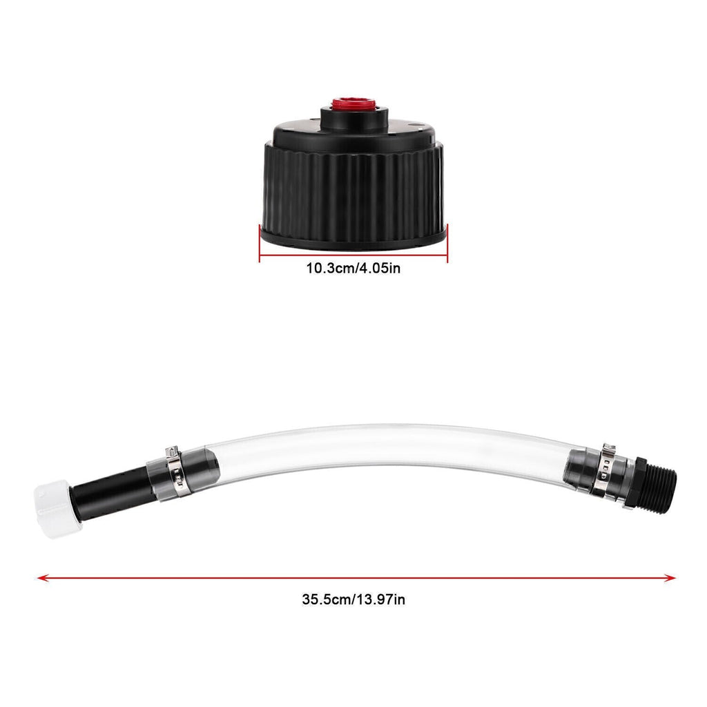 Racing Fuels Deluxe Filler Hose & Cap Kit Fit For 5 Gallon Fuel Jug VP NEW