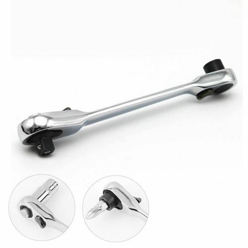 1PCS Mini 1/4inch Double Ended Quick Socket Ratchet Wrench Rod Screwdriver Bit*