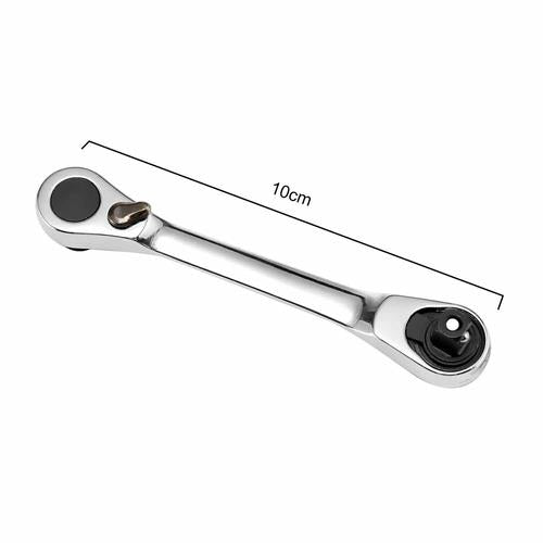 1PCS Mini 1/4inch Double Ended Quick Socket Ratchet Wrench Rod Screwdriver Bit*