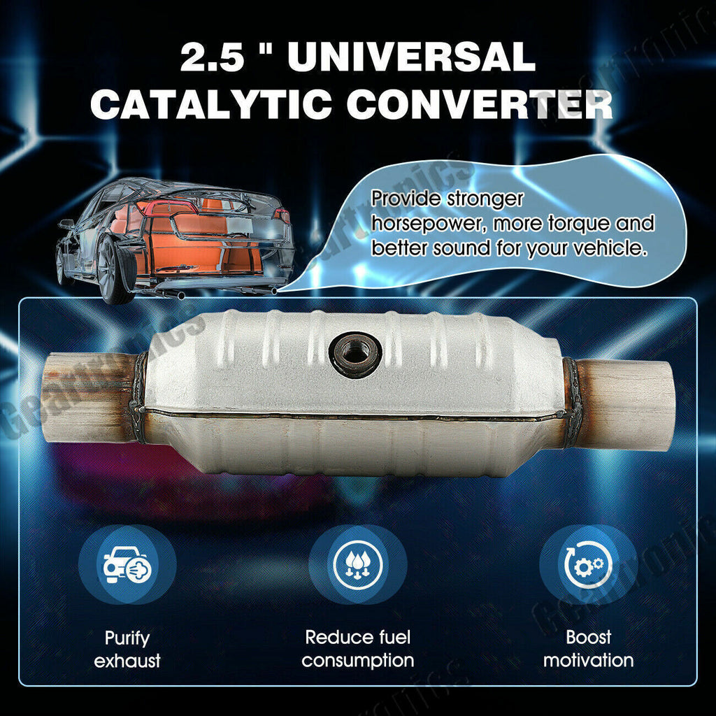 Weld-On 2.5" Cata Converter  Cat Fast Shipping USA