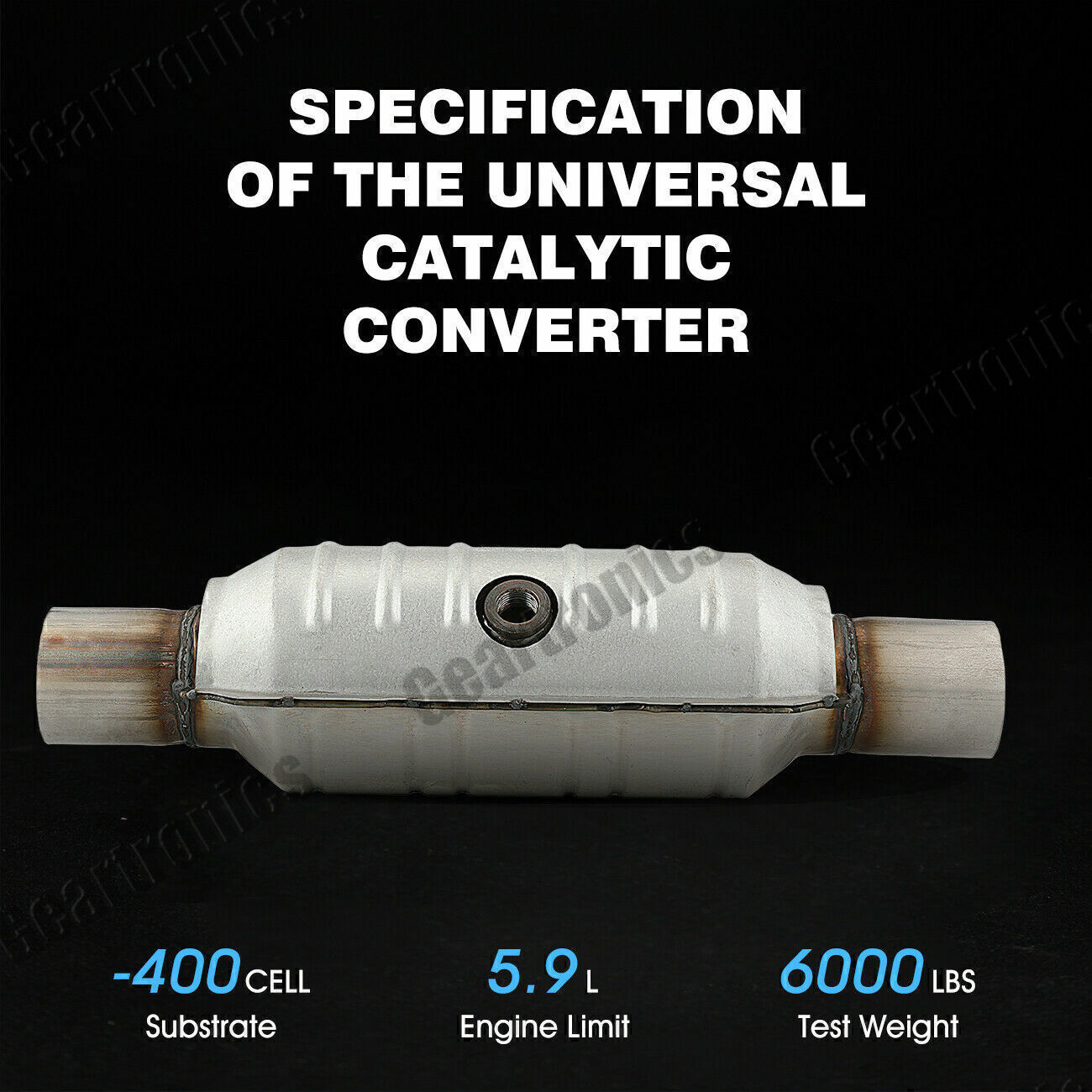 Weld-On 2.5" Cata Converter  Cat Fast Shipping USA