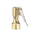 2 Tire Inflatable Straight Brass Open Flow Air Chucks Lock-On Clip 1/4" NPT
