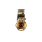 2 Tire Inflatable Straight Brass Open Flow Air Chucks Lock-On Clip 1/4" NPT