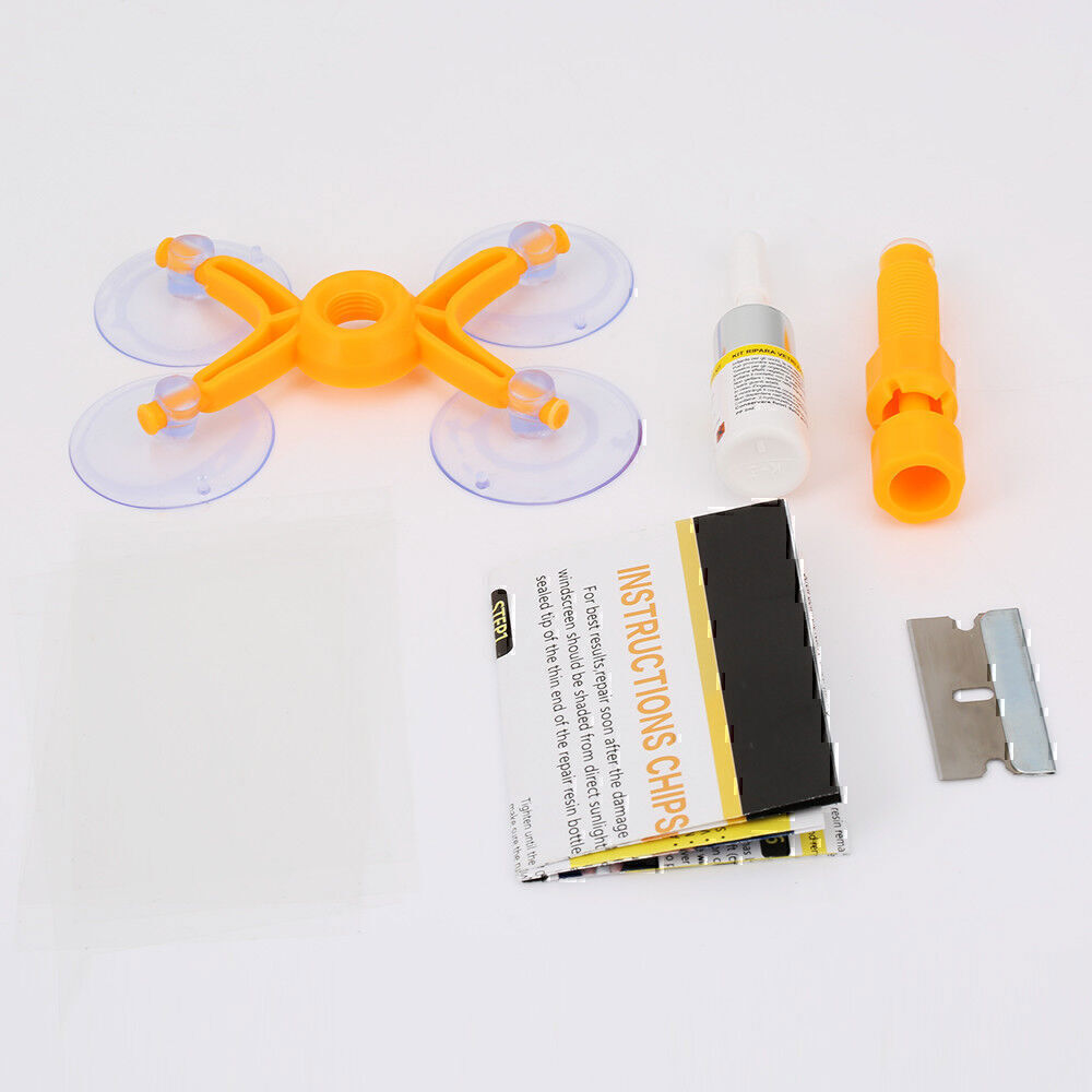 DIY Windshield Bullseye Chip and Small Crack Repair Kit