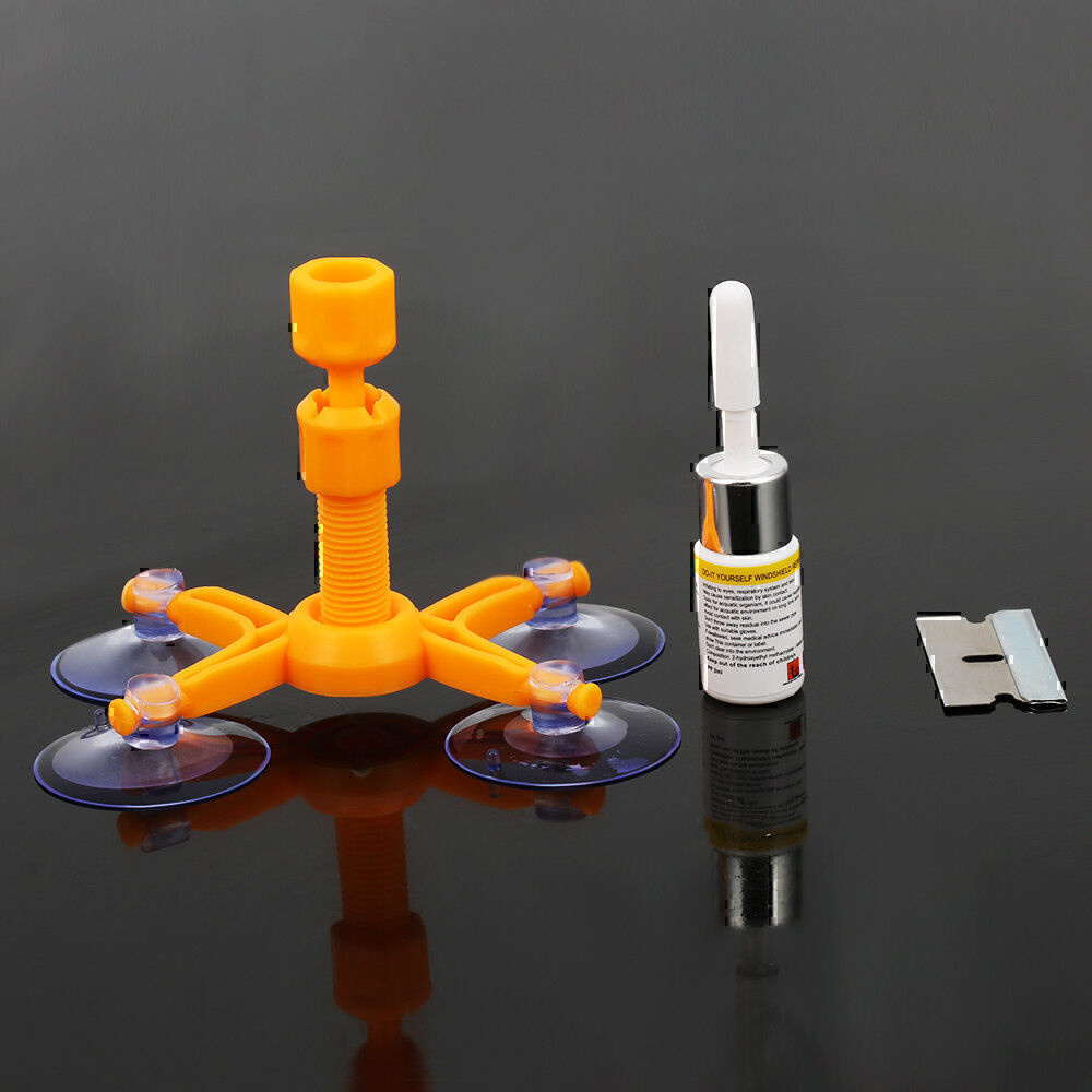 DIY Windshield Bullseye Chip and Small Crack Repair Kit