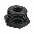 3PCS 1/2-28 to 3/4-16, 13/16-16, 3/4 NPT Thread Oil Filter Adapters Black NEW