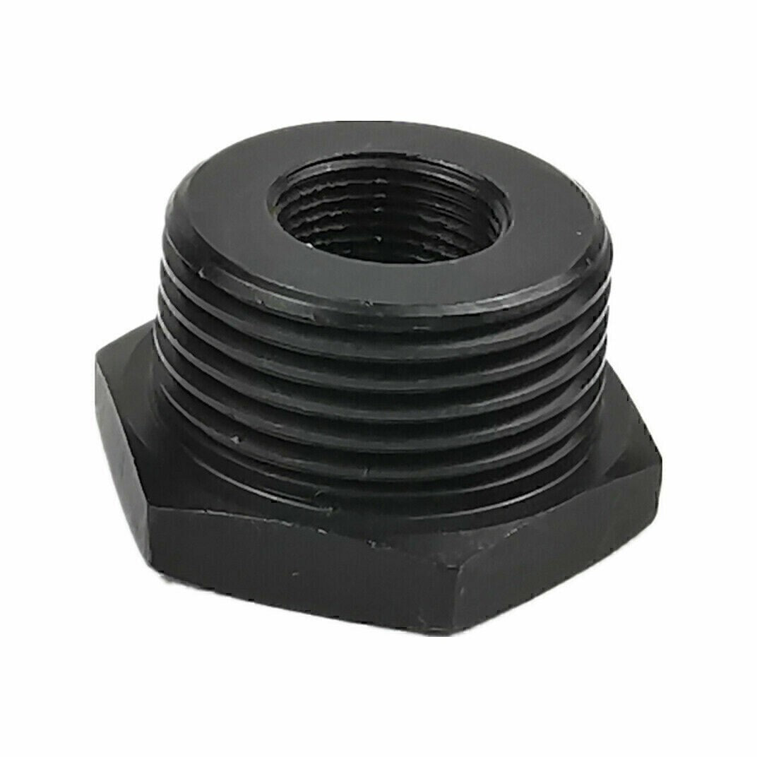 3PCS 1/2-28 to 3/4-16, 13/16-16, 3/4 NPT Thread Oil Filter Adapters Black NEW