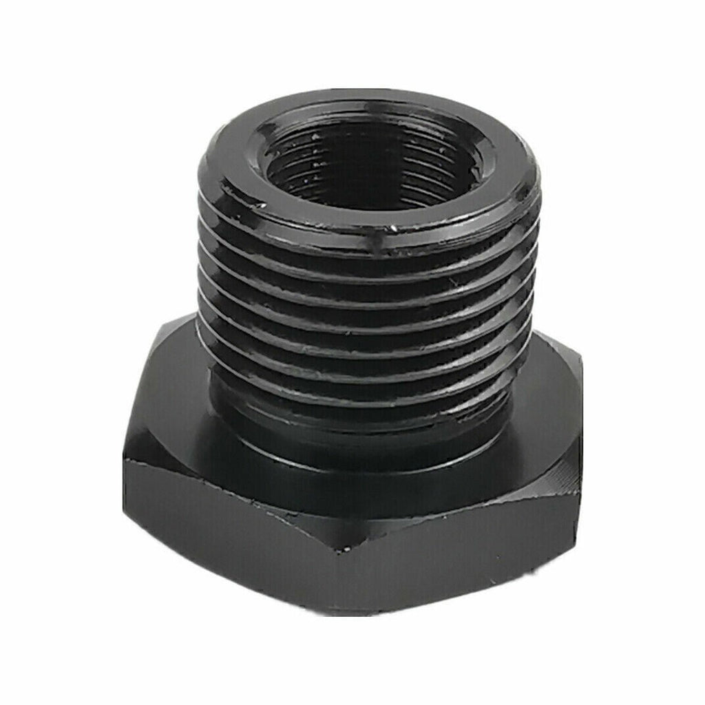 3PCS 1/2-28 to 3/4-16, 13/16-16, 3/4 NPT Thread Oil Filter Adapters Black NEW