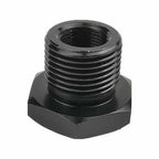 3PCS 1/2-28 to 3/4-16, 13/16-16, 3/4 NPT Thread Oil Filter Adapters Black NEW