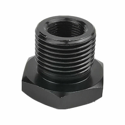 3PCS 1/2-28 to 3/4-16, 13/16-16, 3/4 NPT Thread Oil Filter Adapters Black NEW