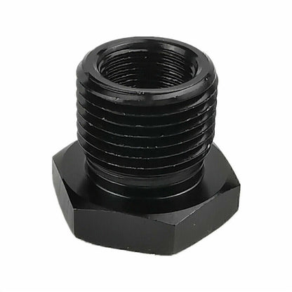 3PCS 1/2-28 to 3/4-16, 13/16-16, 3/4 NPT Thread Oil Filter Adapters Black NEW