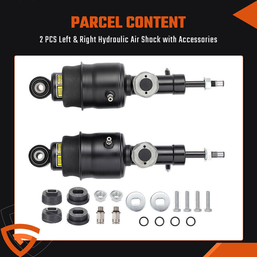 Pair Rear Hydraulic Air Suspension Shock Struts Fit Infiniti QX56 QX80 2011-2021