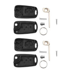 2 For 2012-2013 Kia Sportage Soul Keyless Flip Remote Car Key Fob Shell Case Pad