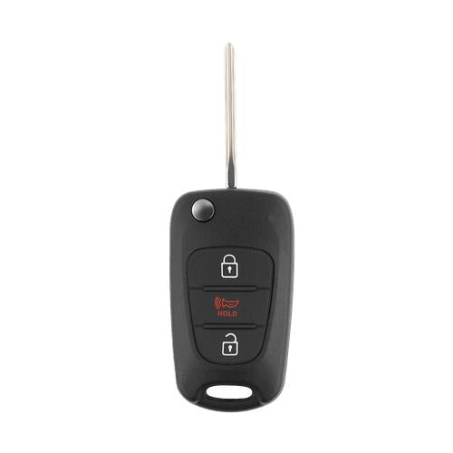 2 For 2012-2013 Kia Sportage Soul Keyless Flip Remote Car Key Fob Shell Case Pad