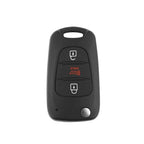 2 For 2012-2013 Kia Sportage Soul Keyless Flip Remote Car Key Fob Shell Case Pad