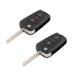 2 For 2012-2013 Kia Sportage Soul Keyless Flip Remote Car Key Fob Shell Case Pad