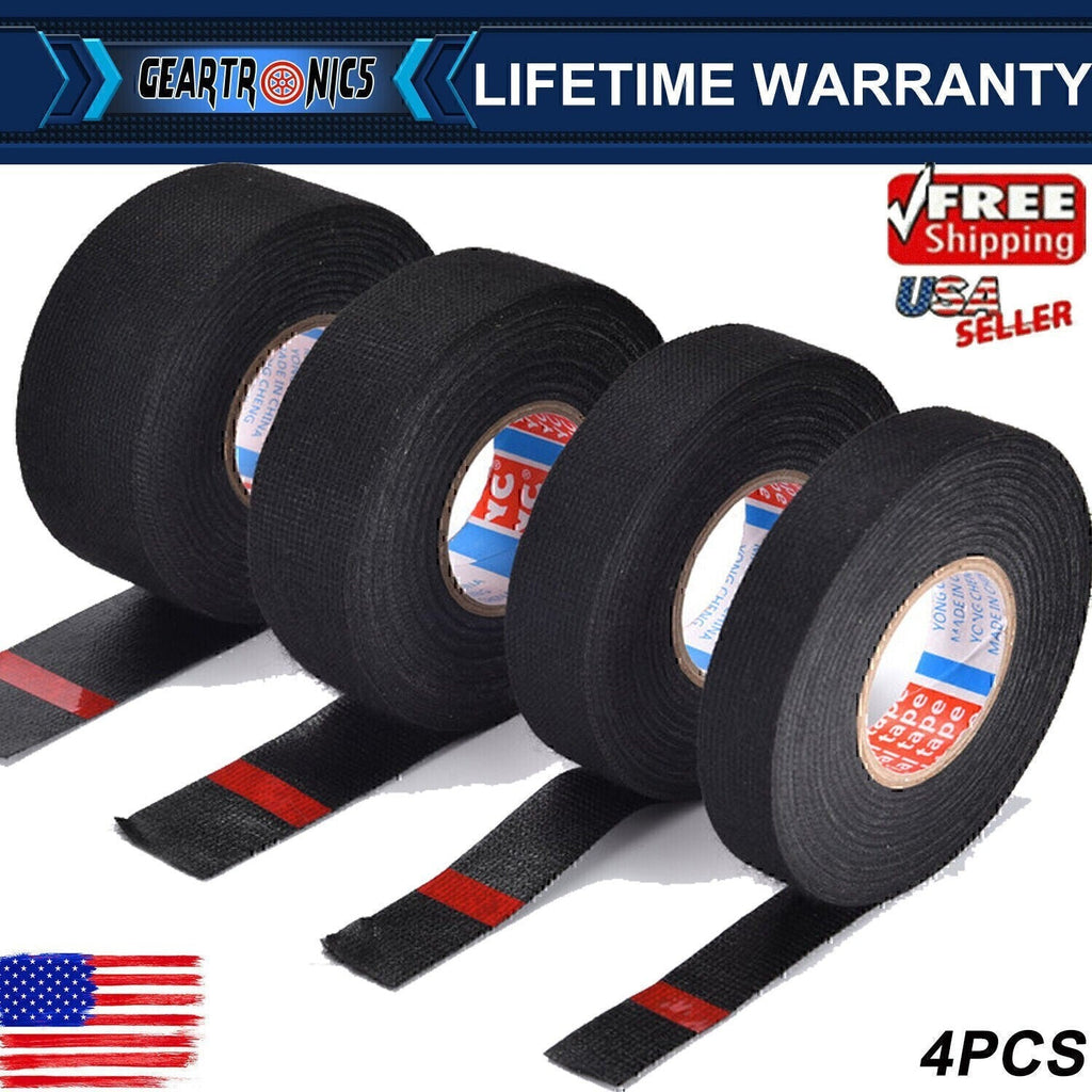 4 x Cloth Tape Wire Electrical Wiring Harness car auto suv truck 19mm*15m New!