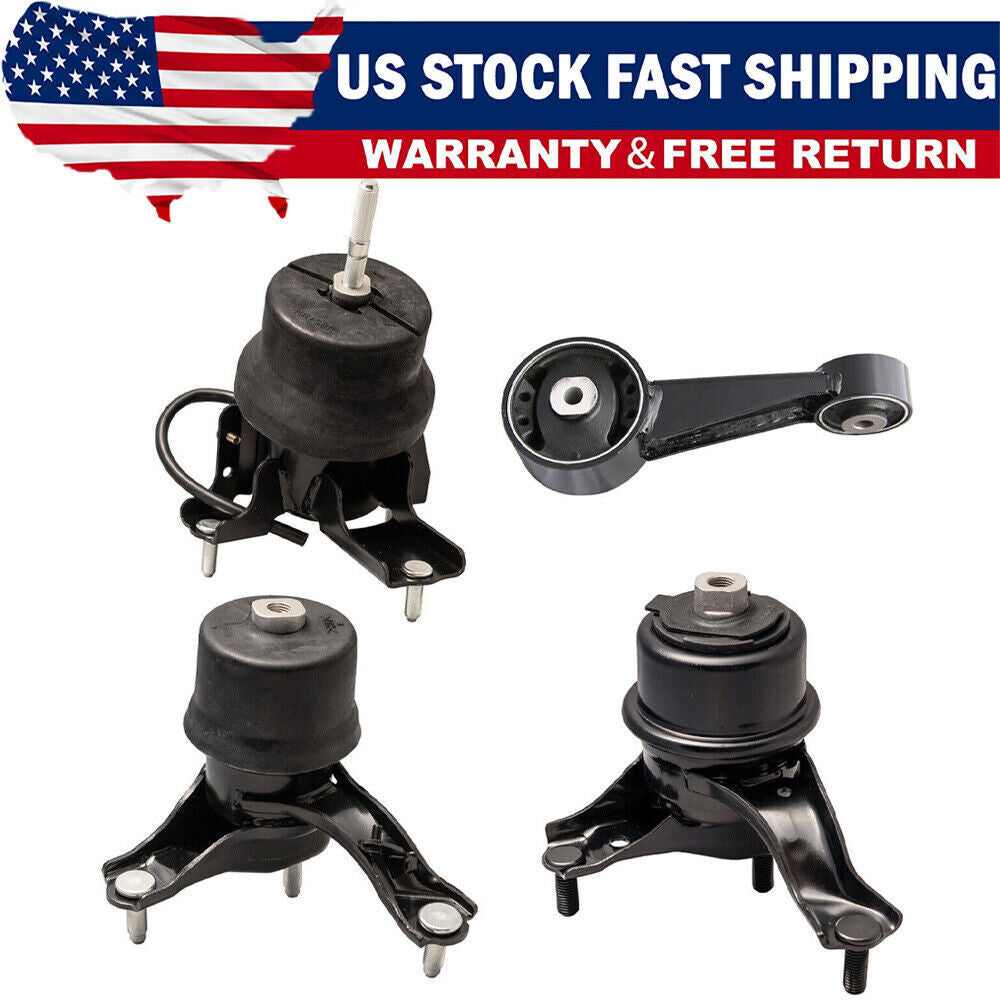 4pc Engine Mount Set for 2011 -14 Toyota Sienna (3.5L V6 Engine) Motor Mount Kit