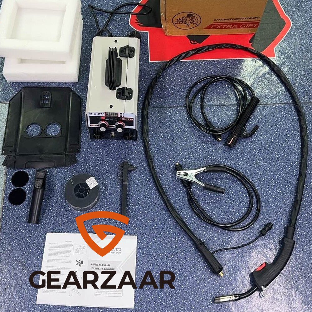 140A MIG Welder Inverter 110V Gasless TIG MIG Welding Machine Portable Flux Core Welder for Home and Professional Use