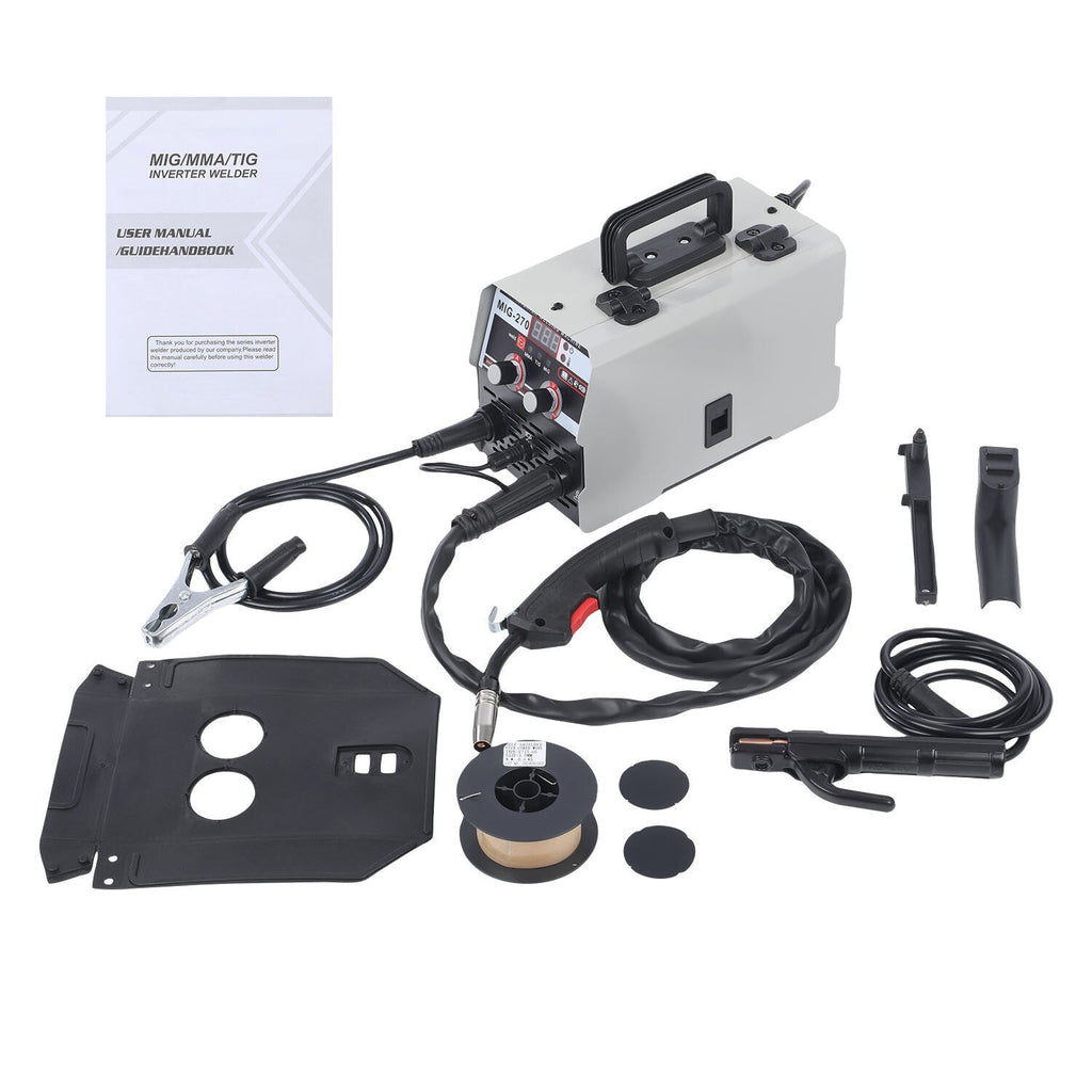 140A MIG Welder Inverter 110V Gasless TIG MIG Welding Machine Portable Flux Core Welder for Home and Professional Use