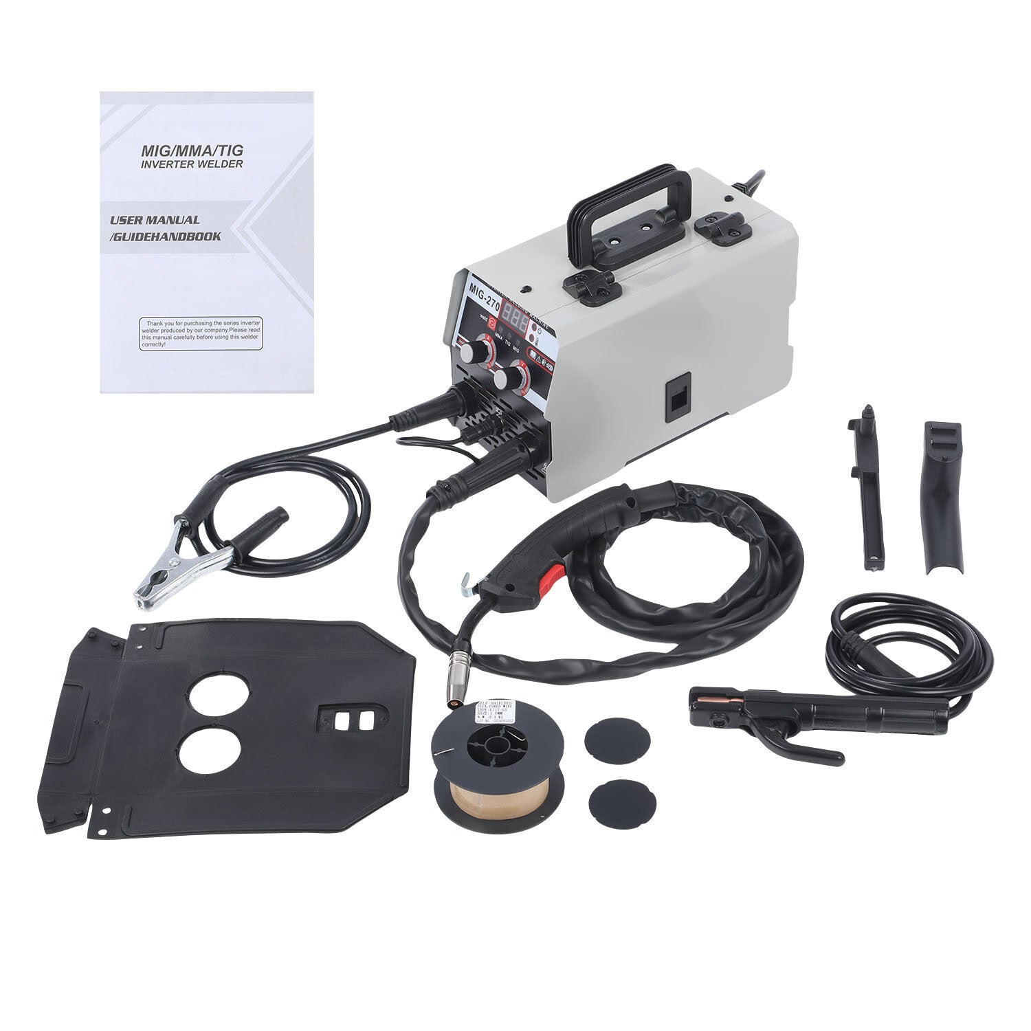 140A MIG Welder Inverter 110V Gasless TIG MIG Welding Machine Portable Flux Core Welder for Home and Professional Use