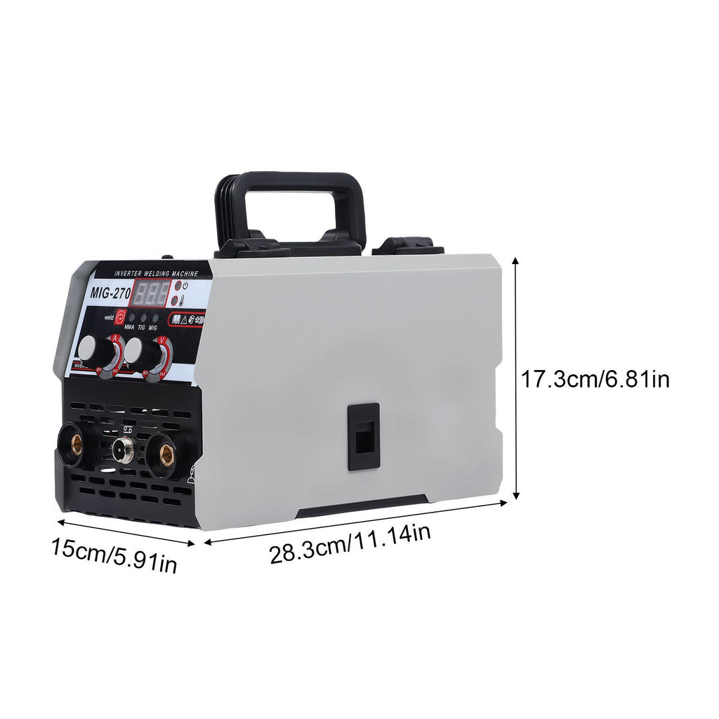 140A MIG Welder Inverter 110V Gasless TIG MIG Welding Machine Portable Flux Core Welder for Home and Professional Use