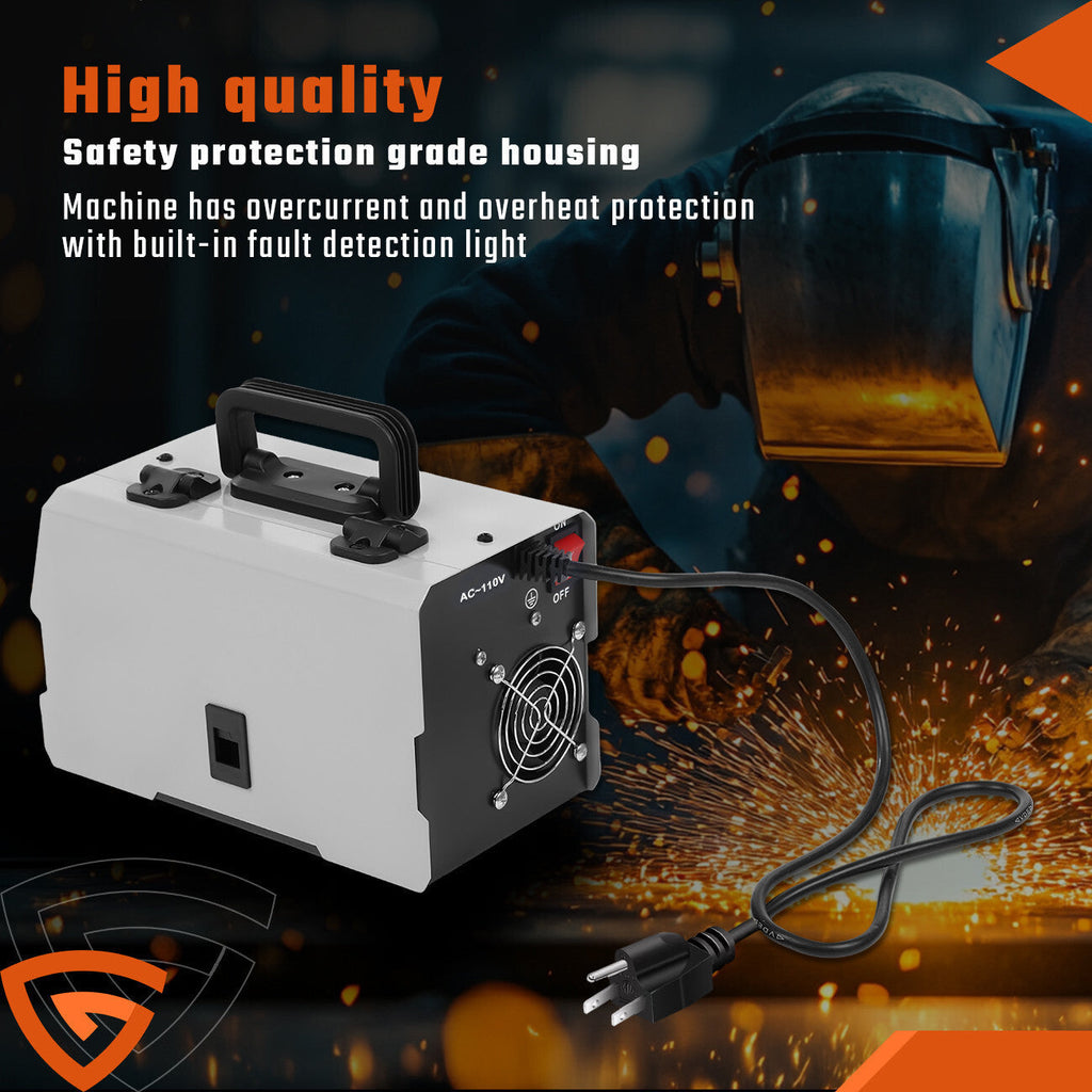 140A MIG Welder Inverter 110V Gasless TIG MIG Welding Machine Portable Flux Core Welder for Home and Professional Use