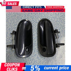 Exterior Door Handle Set For 96-00 Honda Civic Primed Plastic Front Left & Right