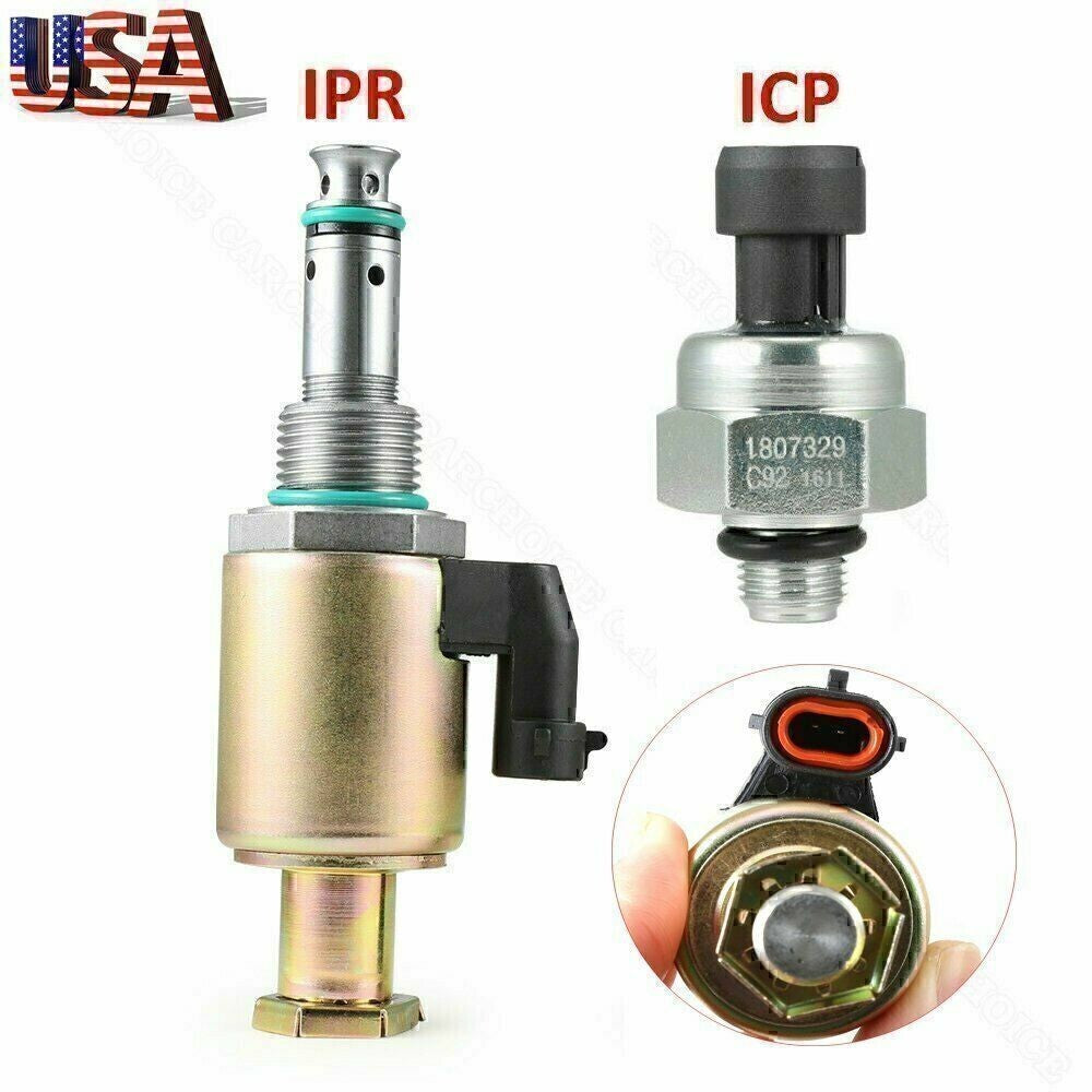 ICP/IPR Fuel Pressure Regulator & Sensor For:International Navistar DT466E DT46!