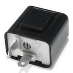 2xAdjustable LED Flasher Relay Turn Signal Blinker Light For Motorcycle 12V 2Pi*