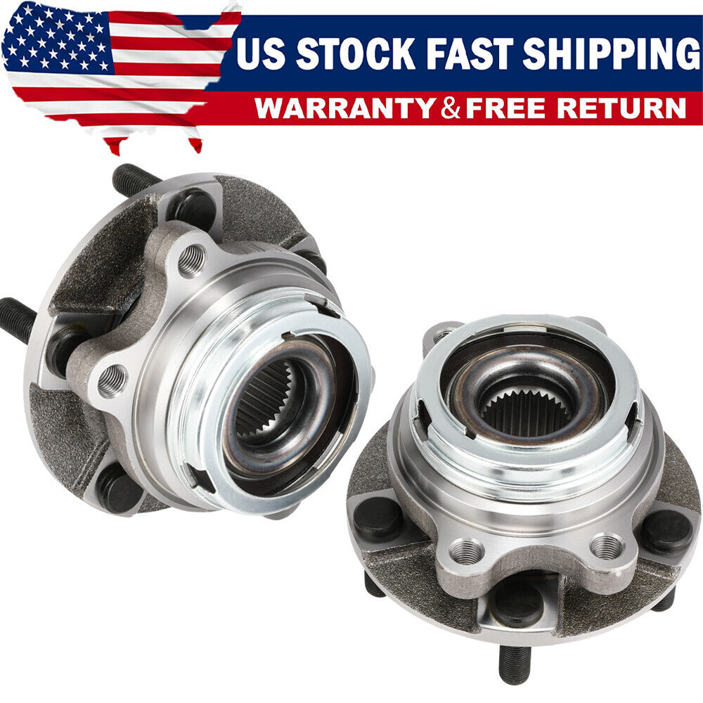 2* Front Wheel Hub Bearings Set for Nissan Altima Pathfinder Maxima Murano 3.5L