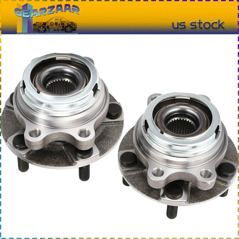 2* Front Wheel Hub Bearings Set for Nissan Altima Pathfinder Maxima Murano 3.5L