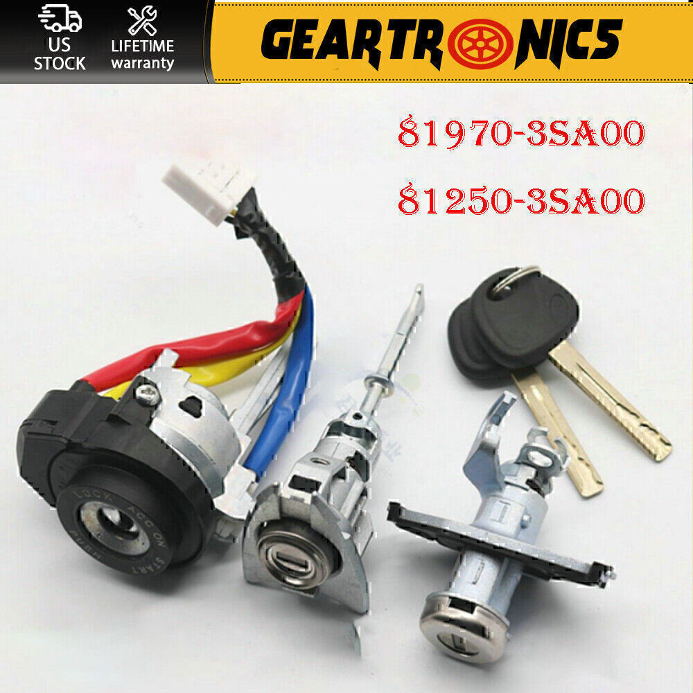 1 SET Lock Cylinder For Hyundai Sonata 2009-2014 Key Ignition Start BARREL!