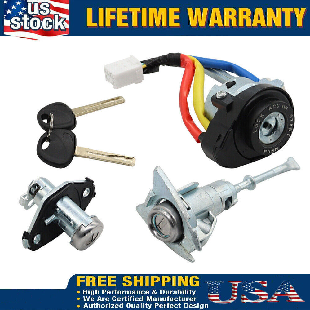 1 SET Lock Cylinder For Hyundai Sonata 2009-2014 Key Ignition Start BARREL!